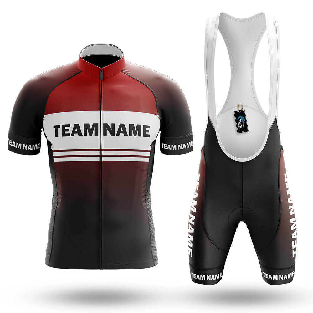 Custom Team Name S2 Black - Men's Cycling Kit