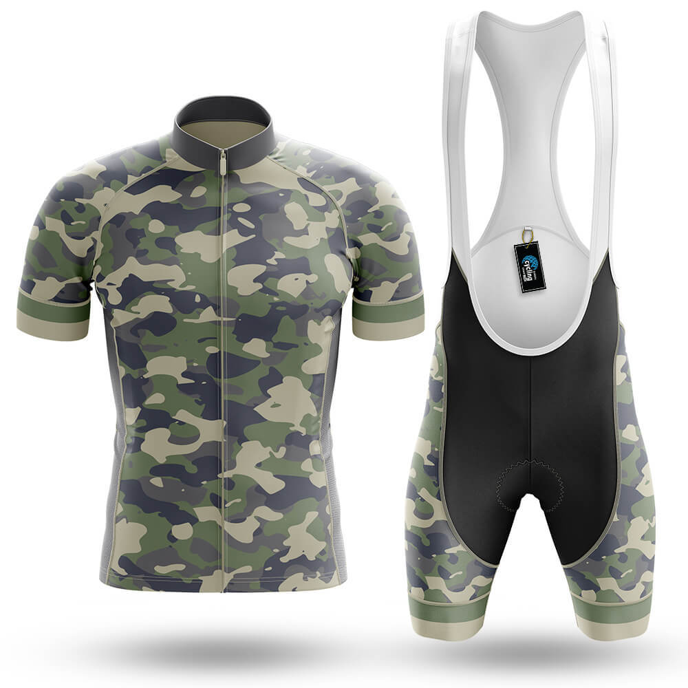 Green Camo Cycling Jersey