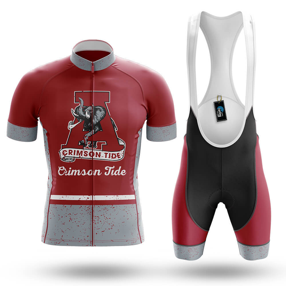 Alabama Crimson Retro - Men's Cycling Kit