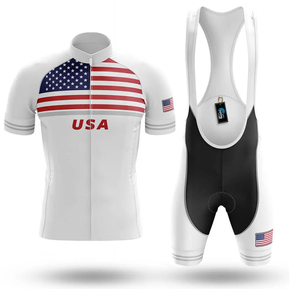 USA S12 - White - Men's Cycling Kit