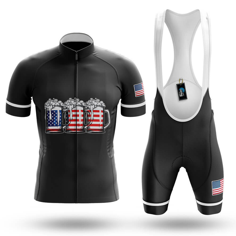 Beer American Flag - Men's Cycling Kit