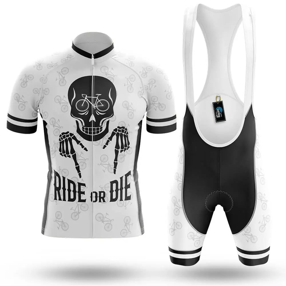 Ride Or Die V6 - White - Men's Cycling Kit