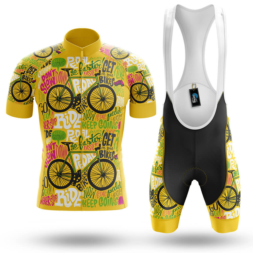 Never Stop Riding - Men's Cycling Kit