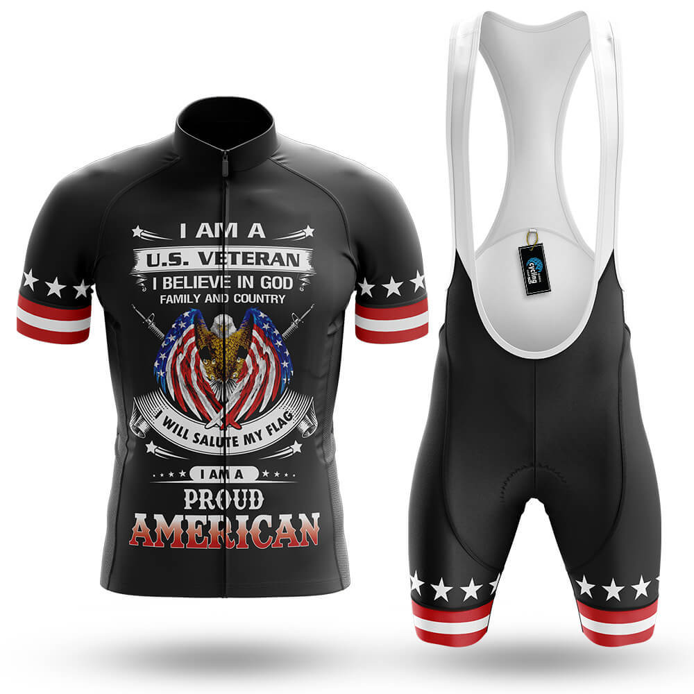 Proud US Veteran - Men's Cycling Kit