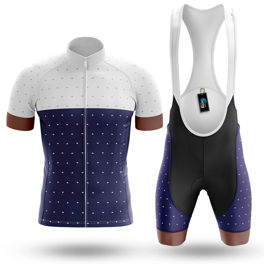 Blue And White - Men's Cycling Kit