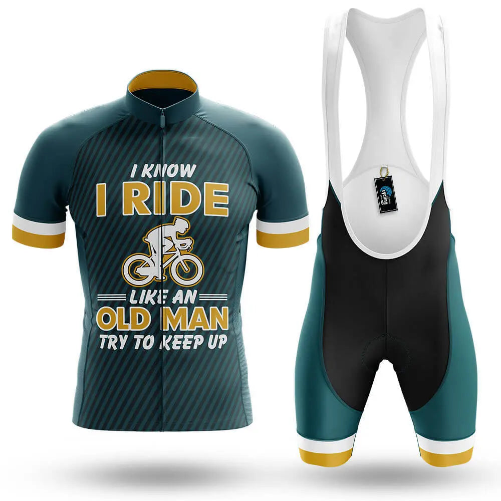 I Ride Like An Old Man V3 - Men's Cycling Kit