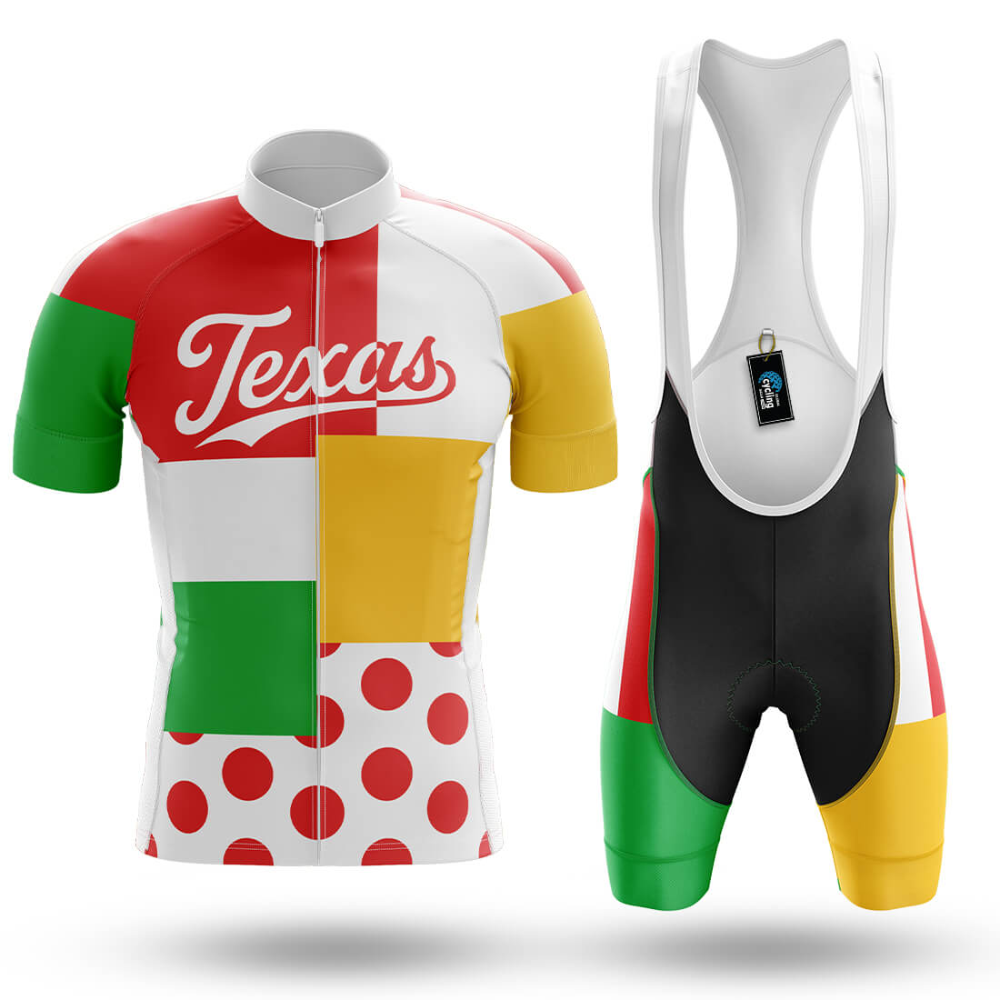 Texas 1985 Grand Tour Inspired Men's Cycling Jersey - Men's Cycling Kit