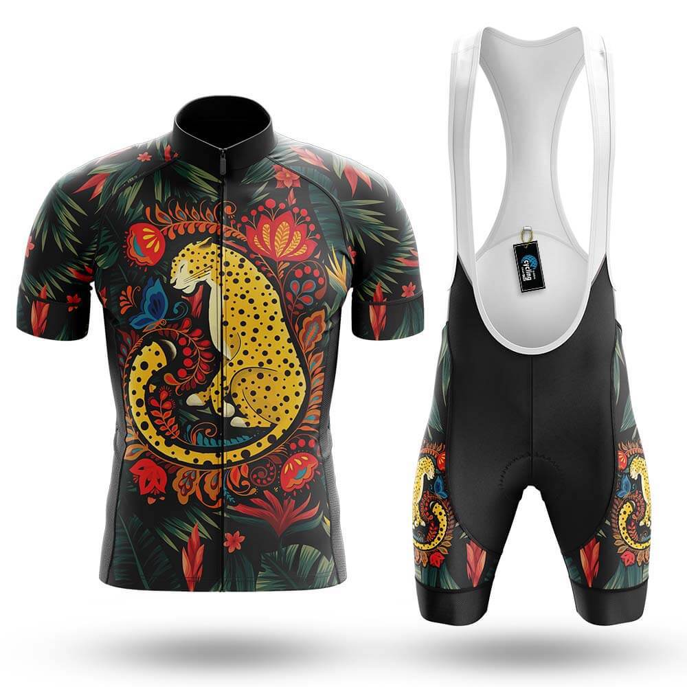 Floral Jaguar - Men's Cycling Kit