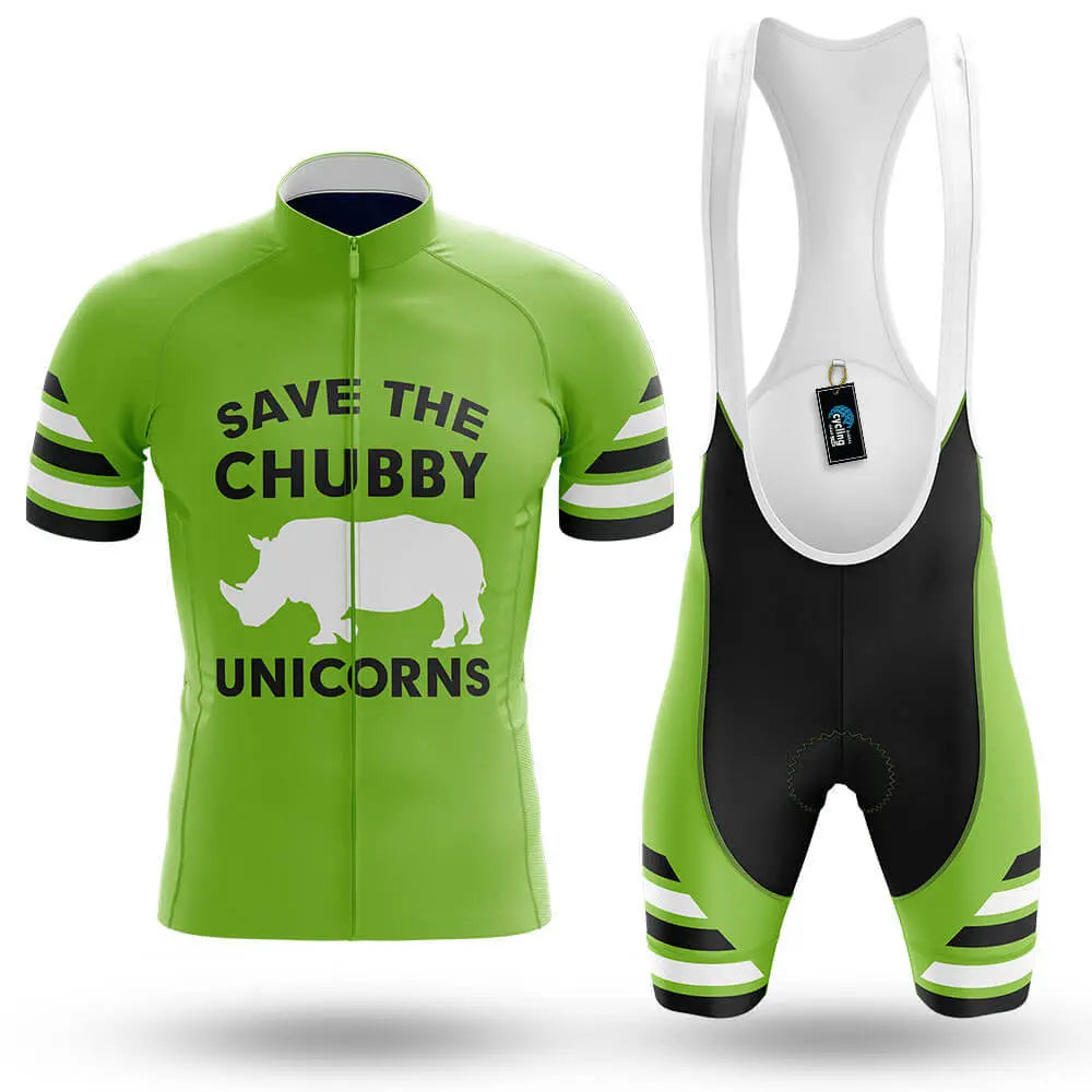 The Chubby Unicorn V6 - Green - Men's Cycling Kit