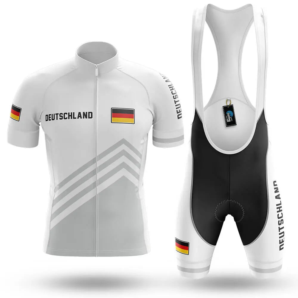 Deutschland S5 White - Men's Cycling Kit