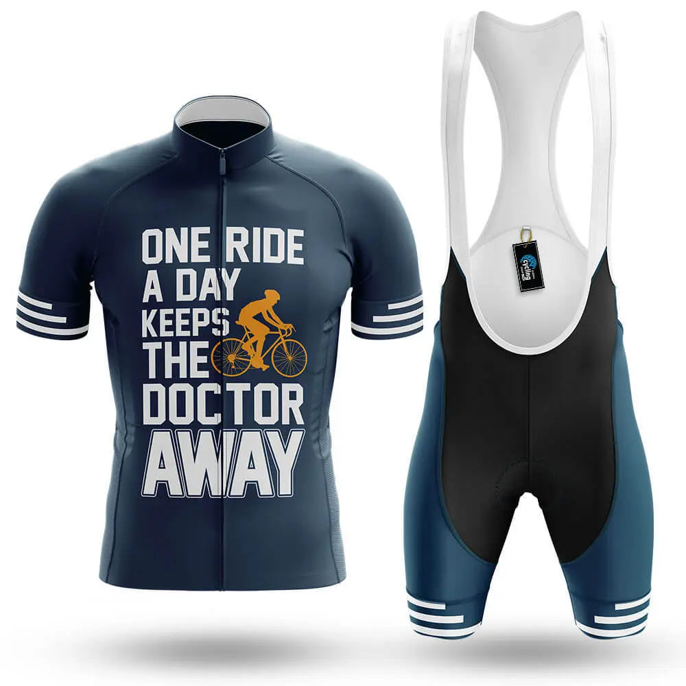 One Ride A Day - Navy - Men's Cycling Kit