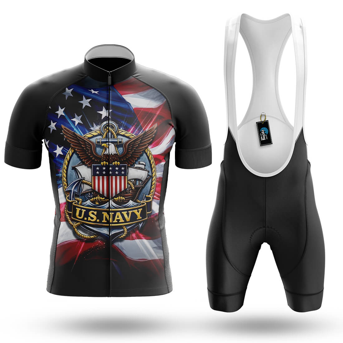 Navy Eagle - Men's Cycling Kit