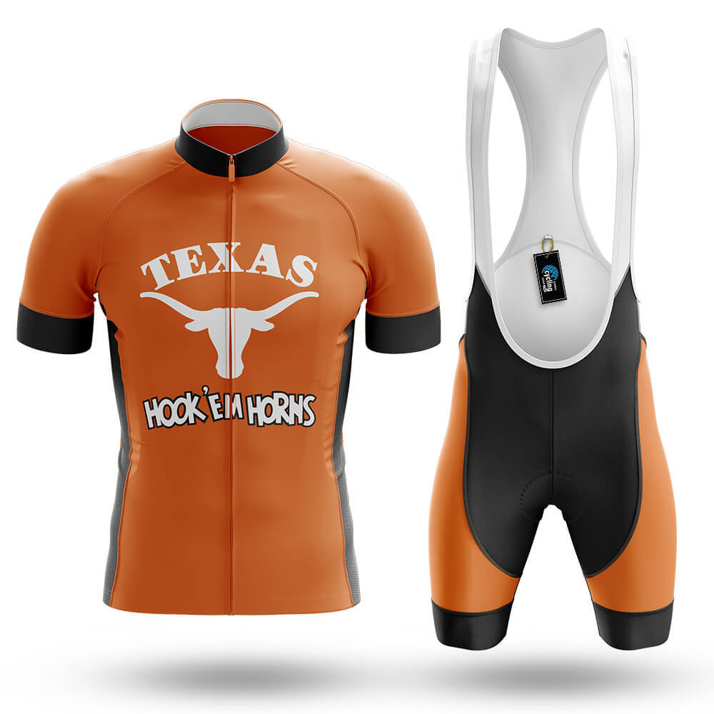 Texas Hook'em Horns - Men's Cycling Kit