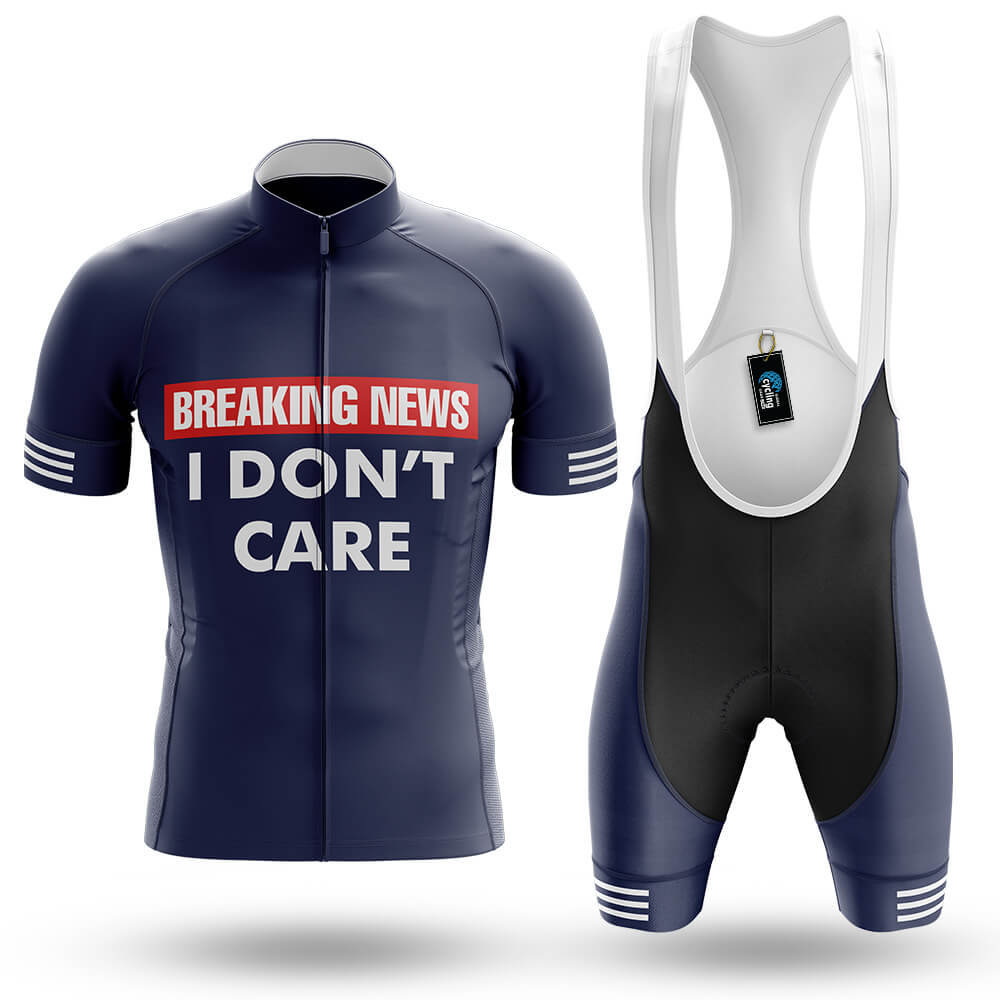 Breaking News: I Don't Care - Men's Cycling Kit