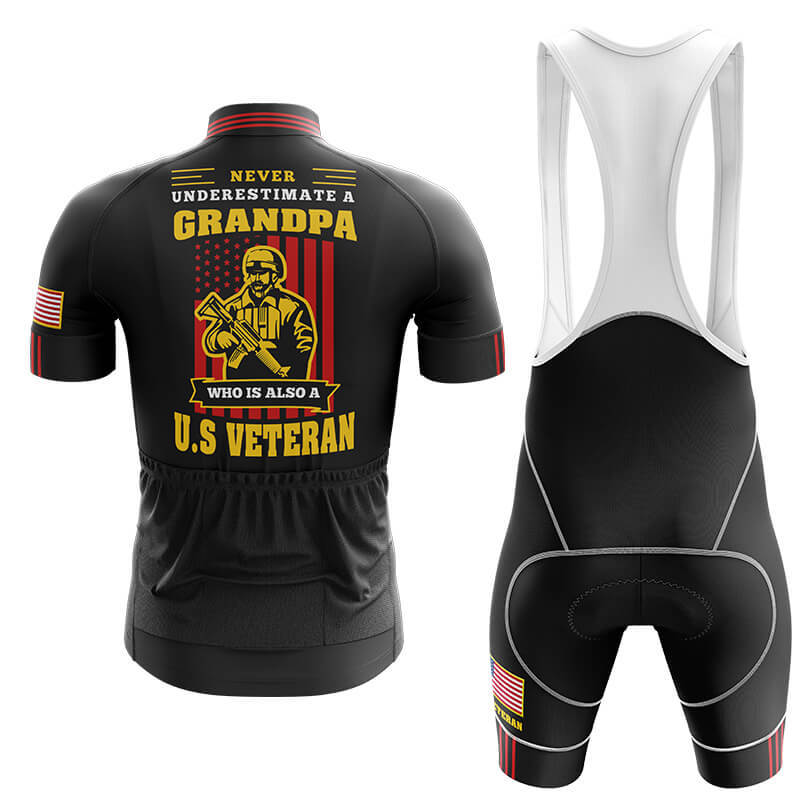 U.S Veteran Grandpa - Men's Cycling Kit