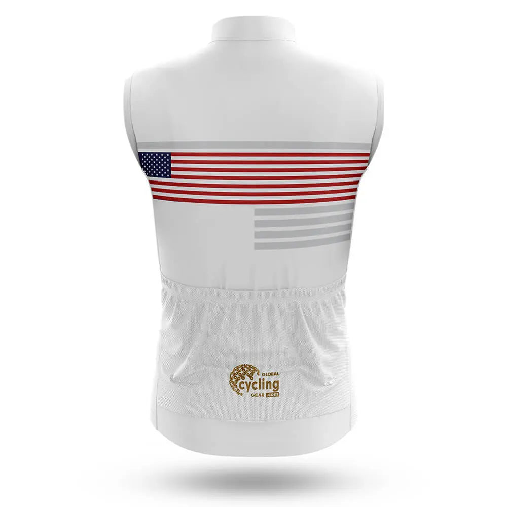 USA S10 White - Men's Sleeveless Jersey