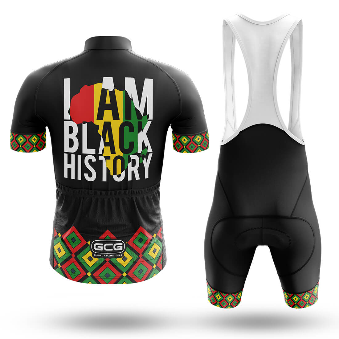 I Am Black History - Men's Cycling Kit