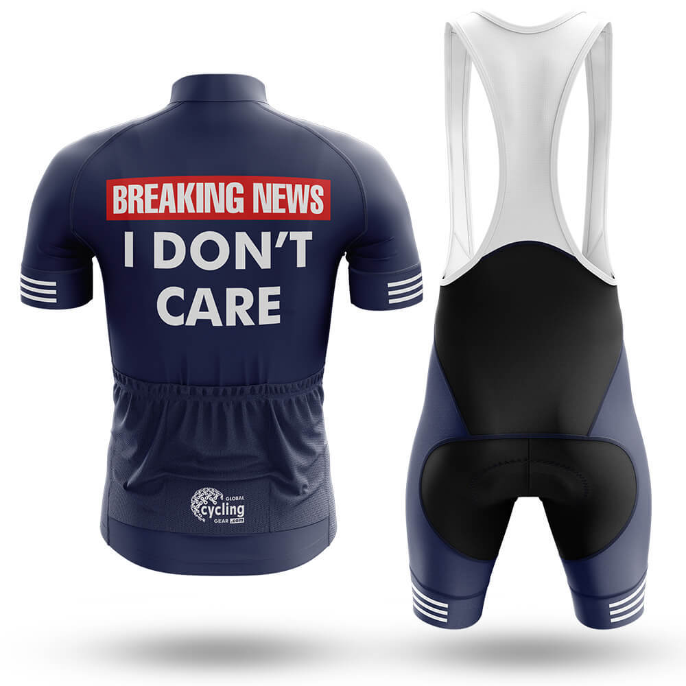 Breaking News: I Don't Care - Men's Cycling Kit