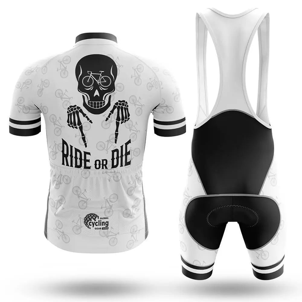Ride Or Die V6 - White - Men's Cycling Kit