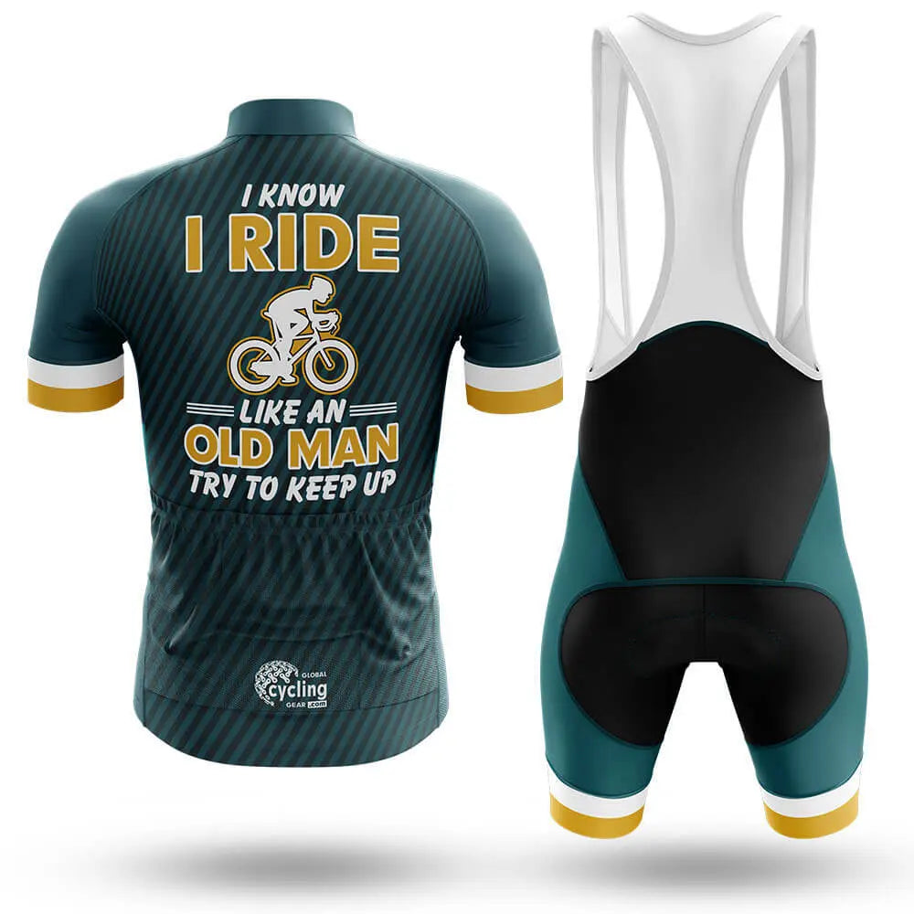 I Ride Like An Old Man V3 - Men's Cycling Kit
