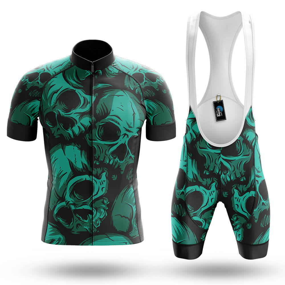 Green Skulls - Men's Cycling Kit