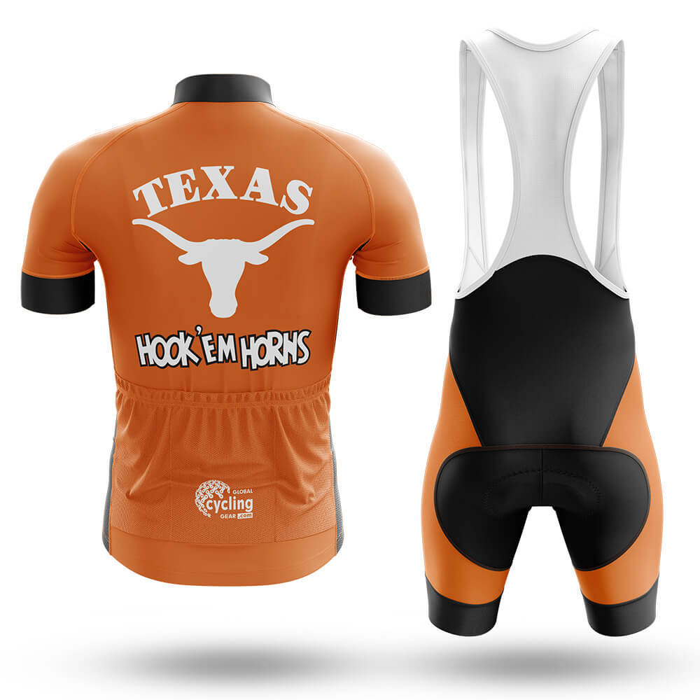 Texas Hook'em Horns - Men's Cycling Kit