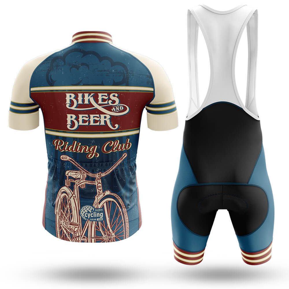 Retro Beer Riding Club Vintage V2 - Men's Cycling Kit