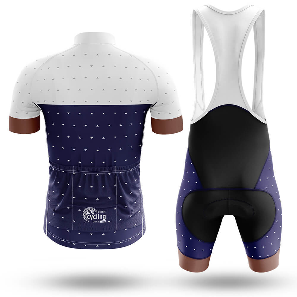 Blue And White - Men's Cycling Kit