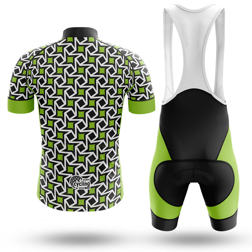Tiny Pattern - Green - Men's Cycling Kit