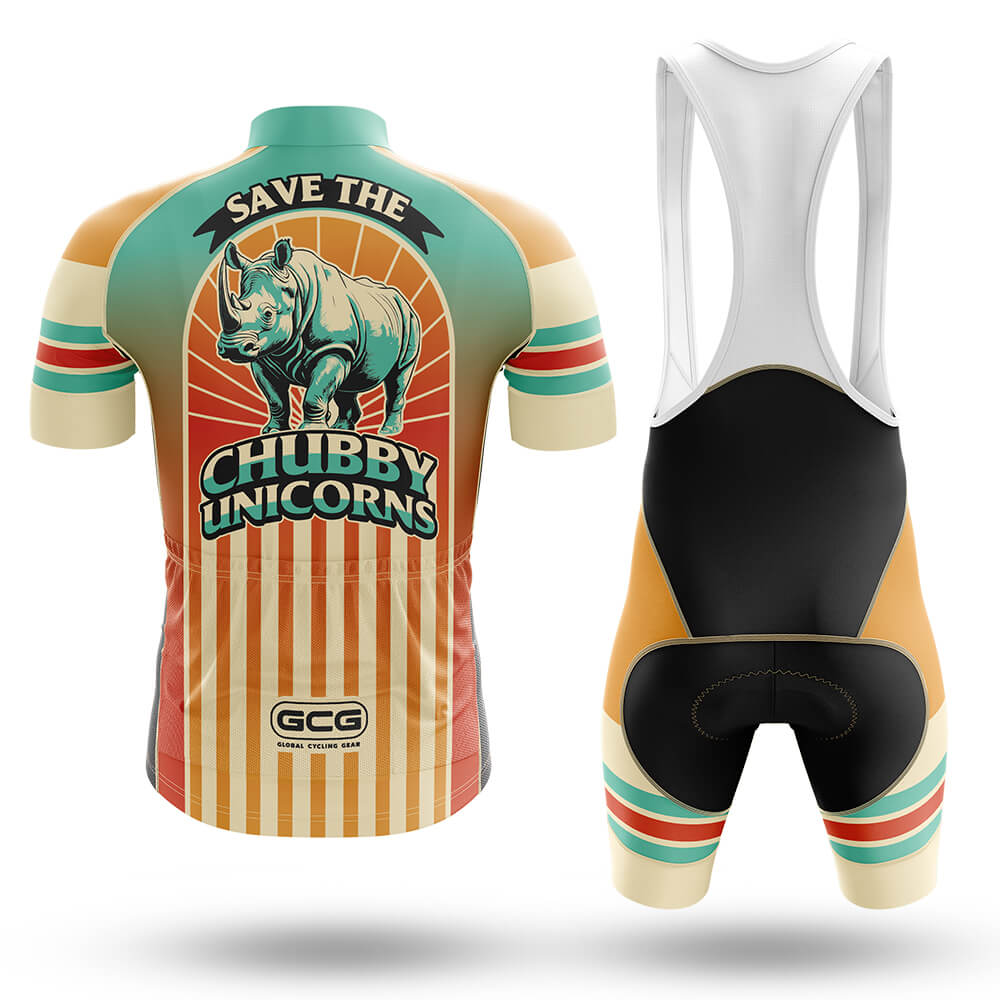 Retro Chubby Unicorn - Men's Cycling Kit
