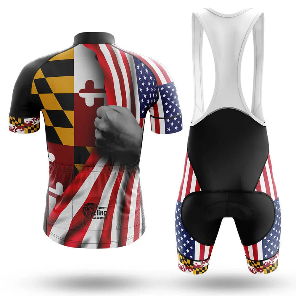American Flag - Maryland - Men's Cycling Kit