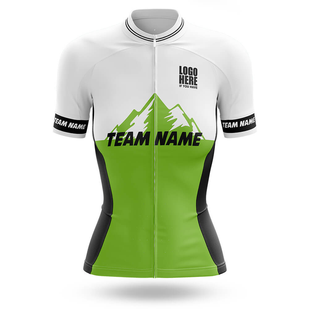 Custom Team Name V3 Green - Women's Cycling Kit