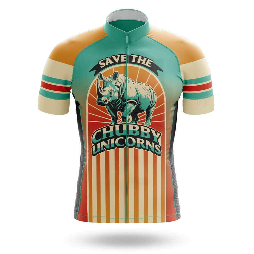 Retro Chubby Unicorn - Men's Cycling Kit