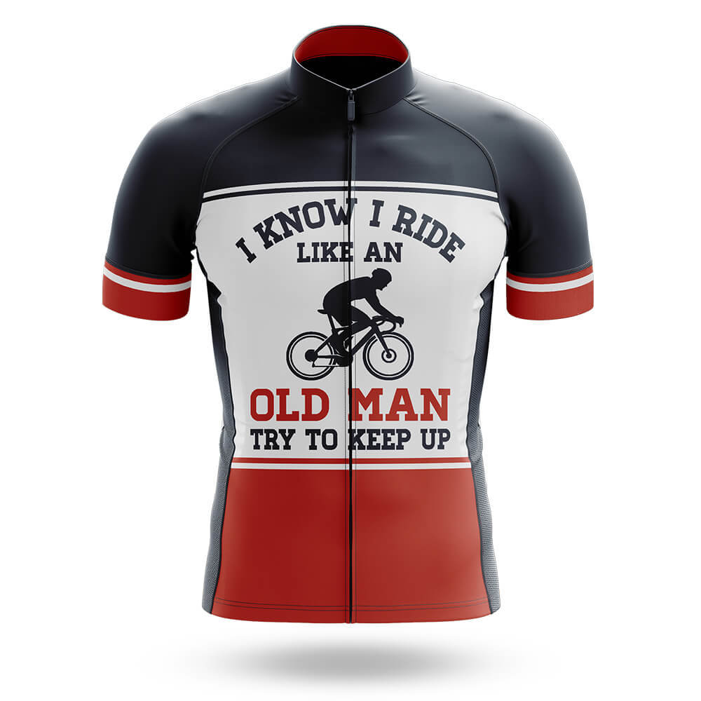 I Ride Like An Old Man V9 - Men's Cycling Kit