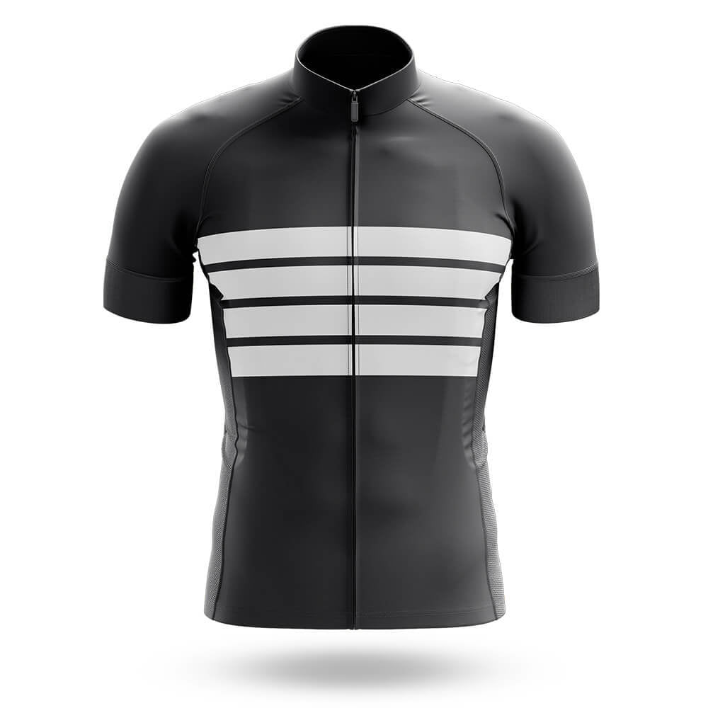 Retro Four Stripes - Black - Men's Cycling Kit
