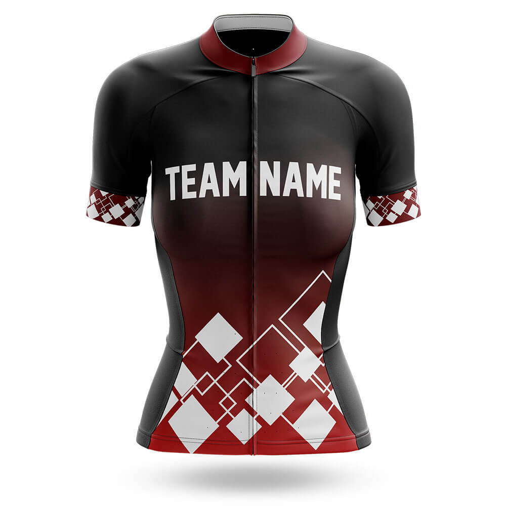 Custom Team Name V19 Red - Women's Cycling Kit