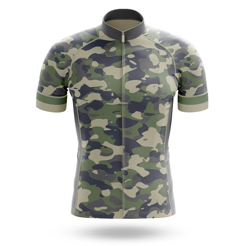 Green Camo Cycling Jersey