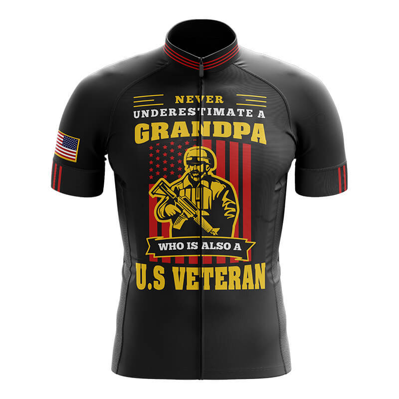 U.S Veteran Grandpa - Men's Cycling Kit
