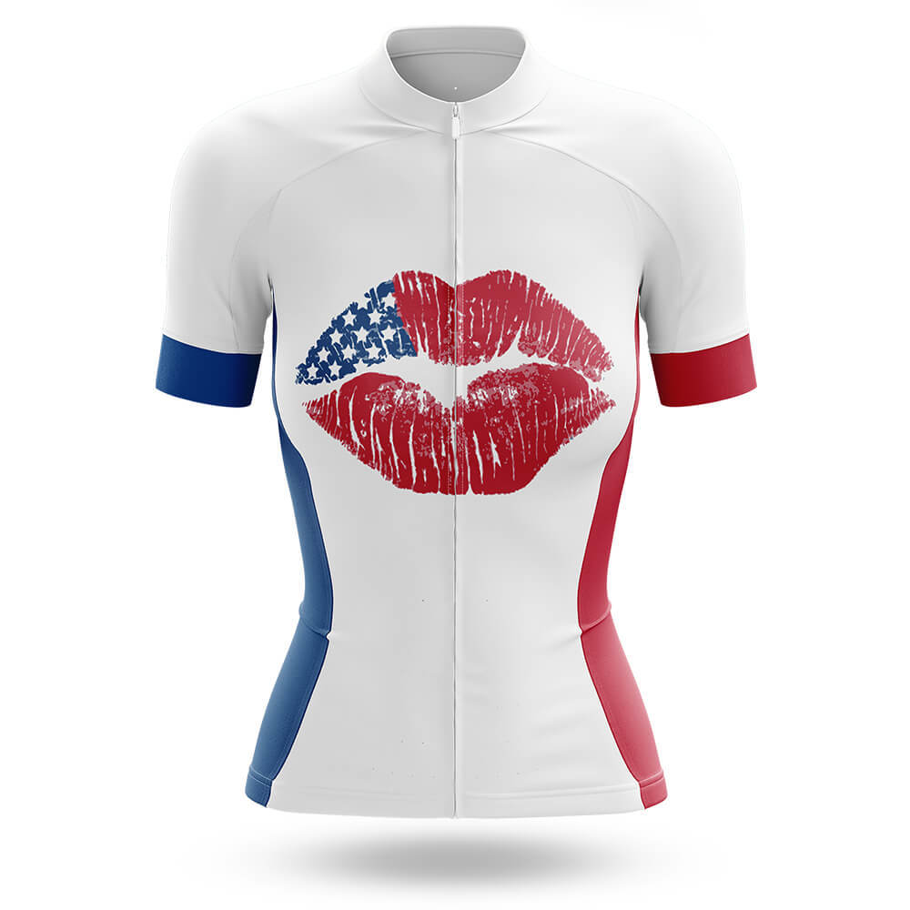 American Flag Lips - Women's Cycling Kit