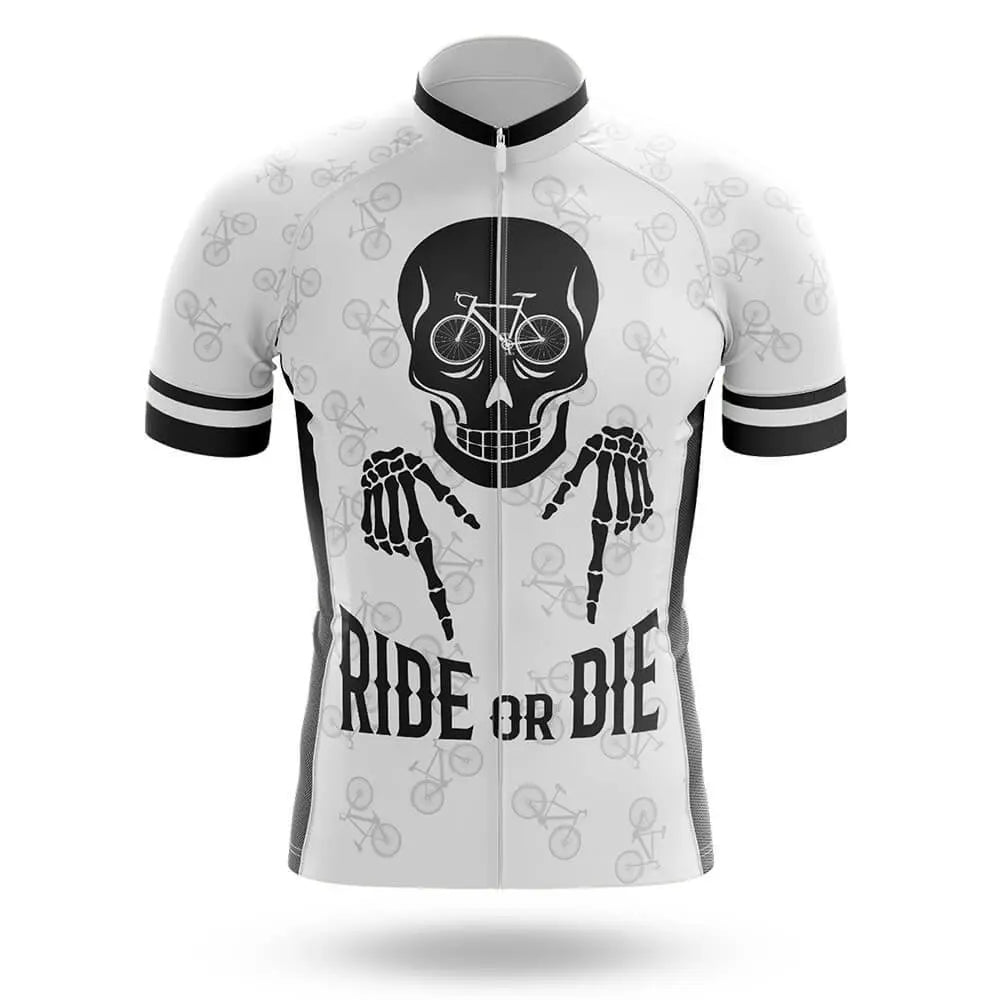Ride Or Die V6 - White - Men's Cycling Kit
