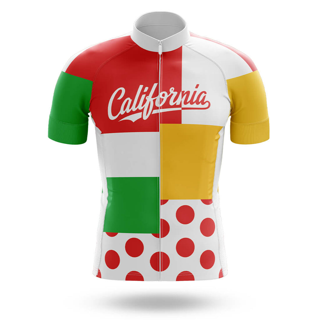 California 1985 Grand Tour Inspired Men's Cycling Jersey - Men's Cycling Kit