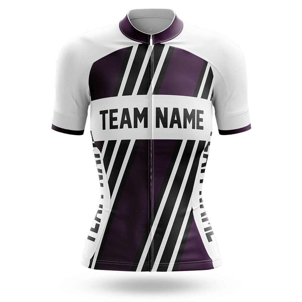 Custom Team Name M5 Dark Purple - Women's Cycling Kit