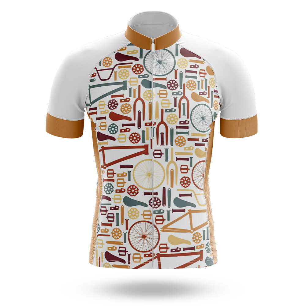 Bike Gear Pattern - Men's Cycling Kit