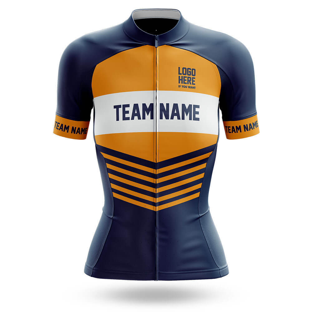 Custom Team Name V20 Navy - Women's Cycling Kit
