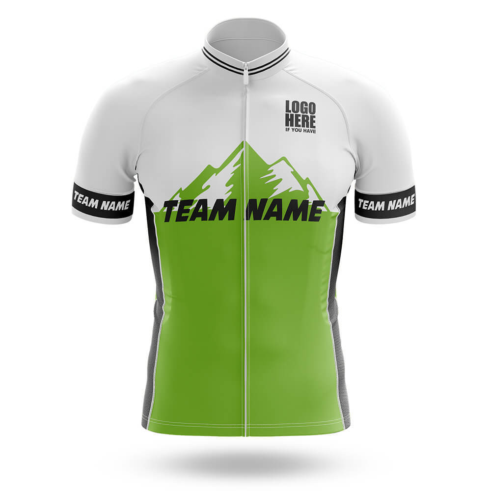 Custom Team Name V3 Green - Men's Cycling Kit