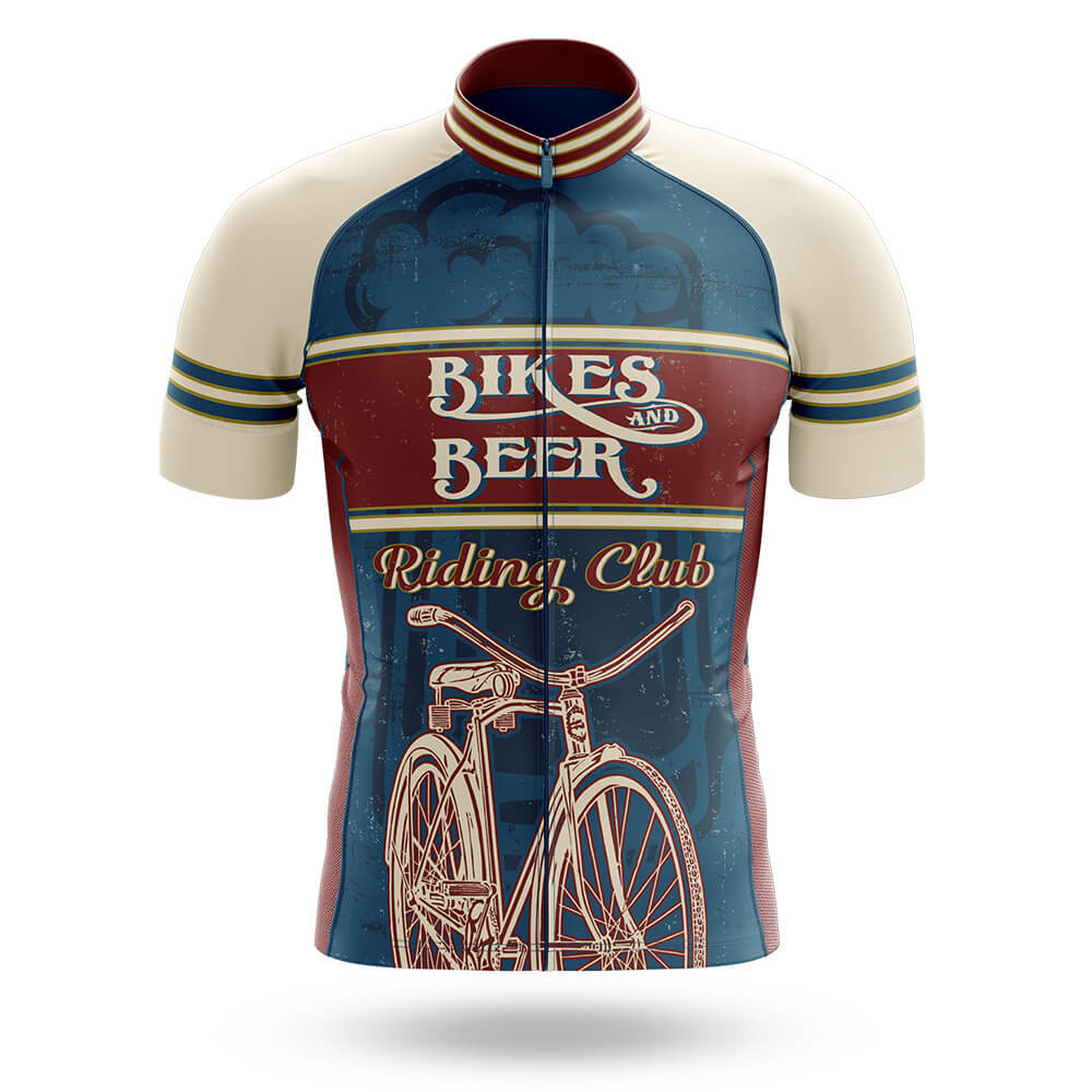Retro Beer Riding Club Vintage V2 - Men's Cycling Kit