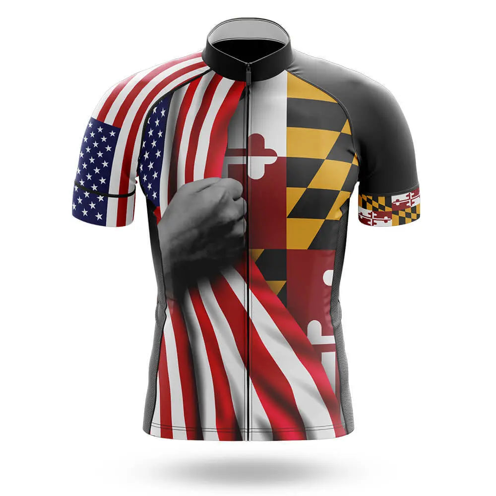 American Flag - Maryland - Men's Cycling Kit