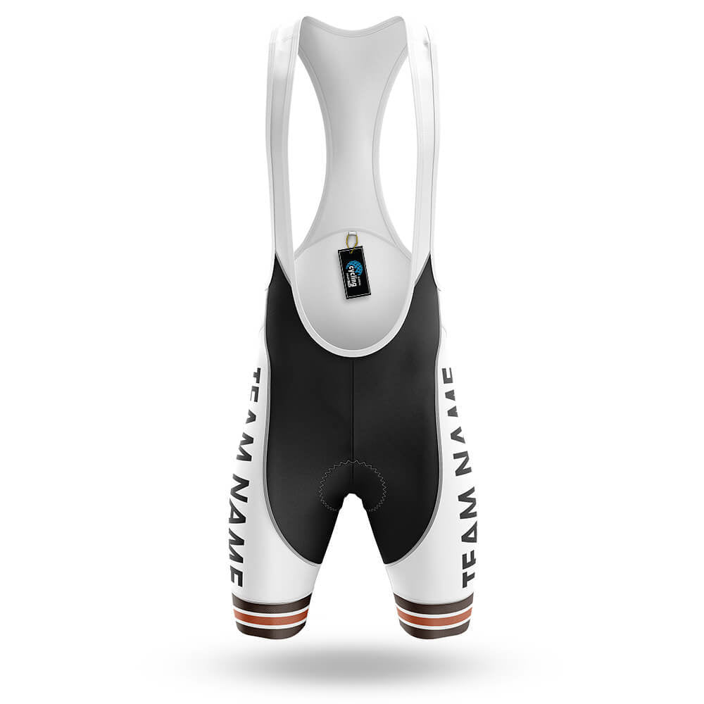 Custom Team Name M4 Orange - Men's Cycling Kit