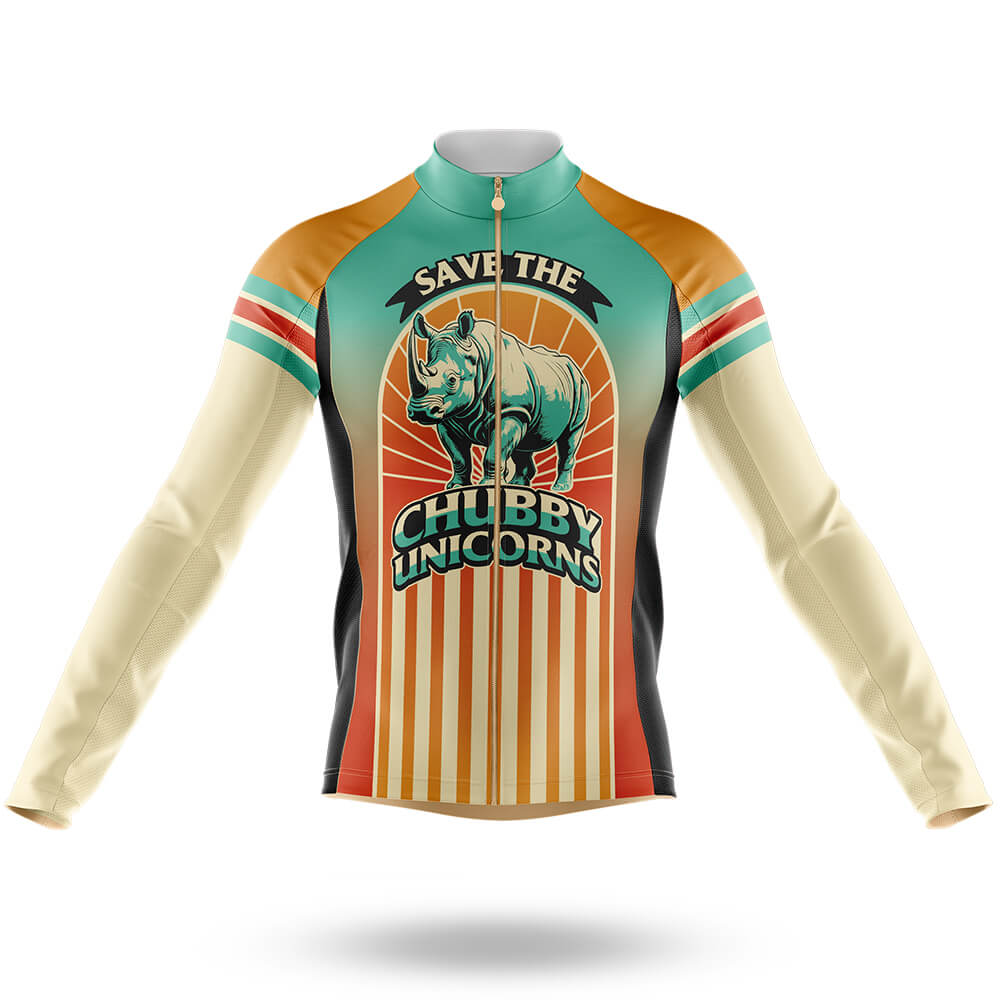 Retro Chubby Unicorn - Men's Cycling Kit