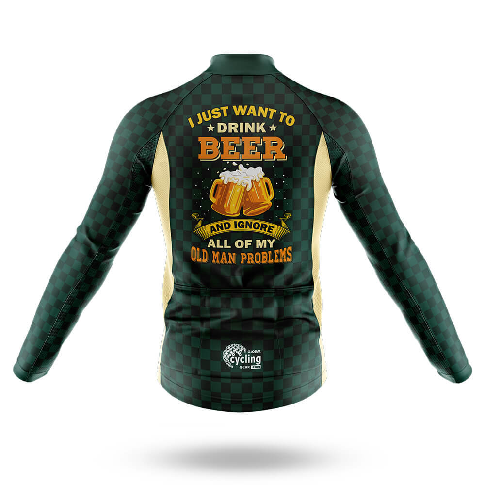 Drink Beer Ignore Problems - Men's Cycling Kit